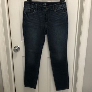 Ann Taylor Loft size 30 curvy skinny jeans